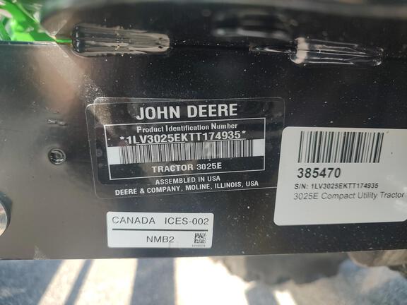 2026 John Deere 3025E