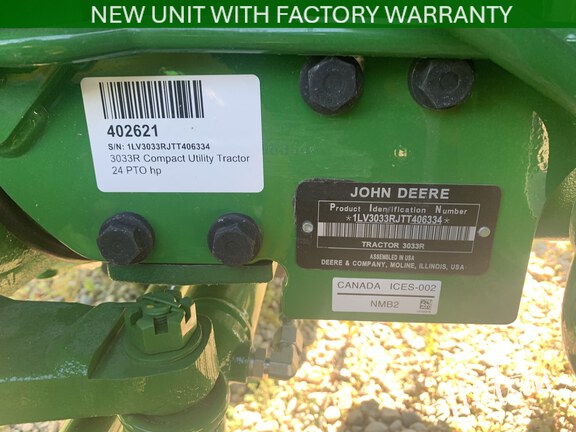 Photo of 2026 John Deere 3033R