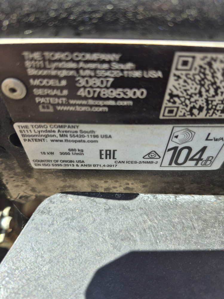 2017 Toro GM3500 Rough Mowers