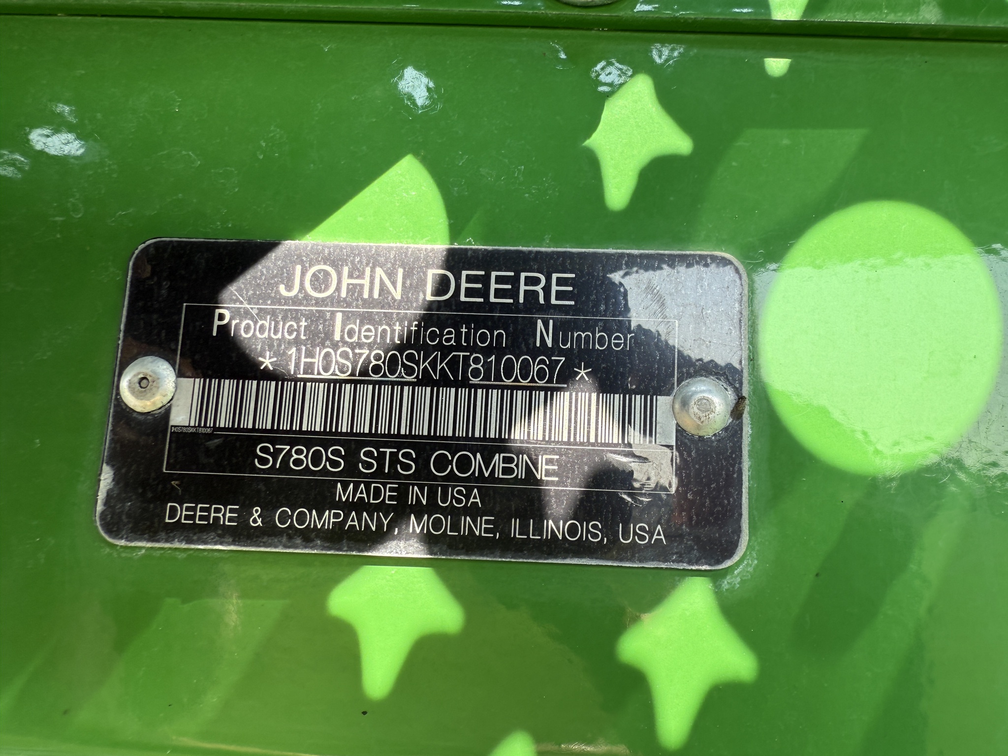 2020 John Deere S780 Image 21