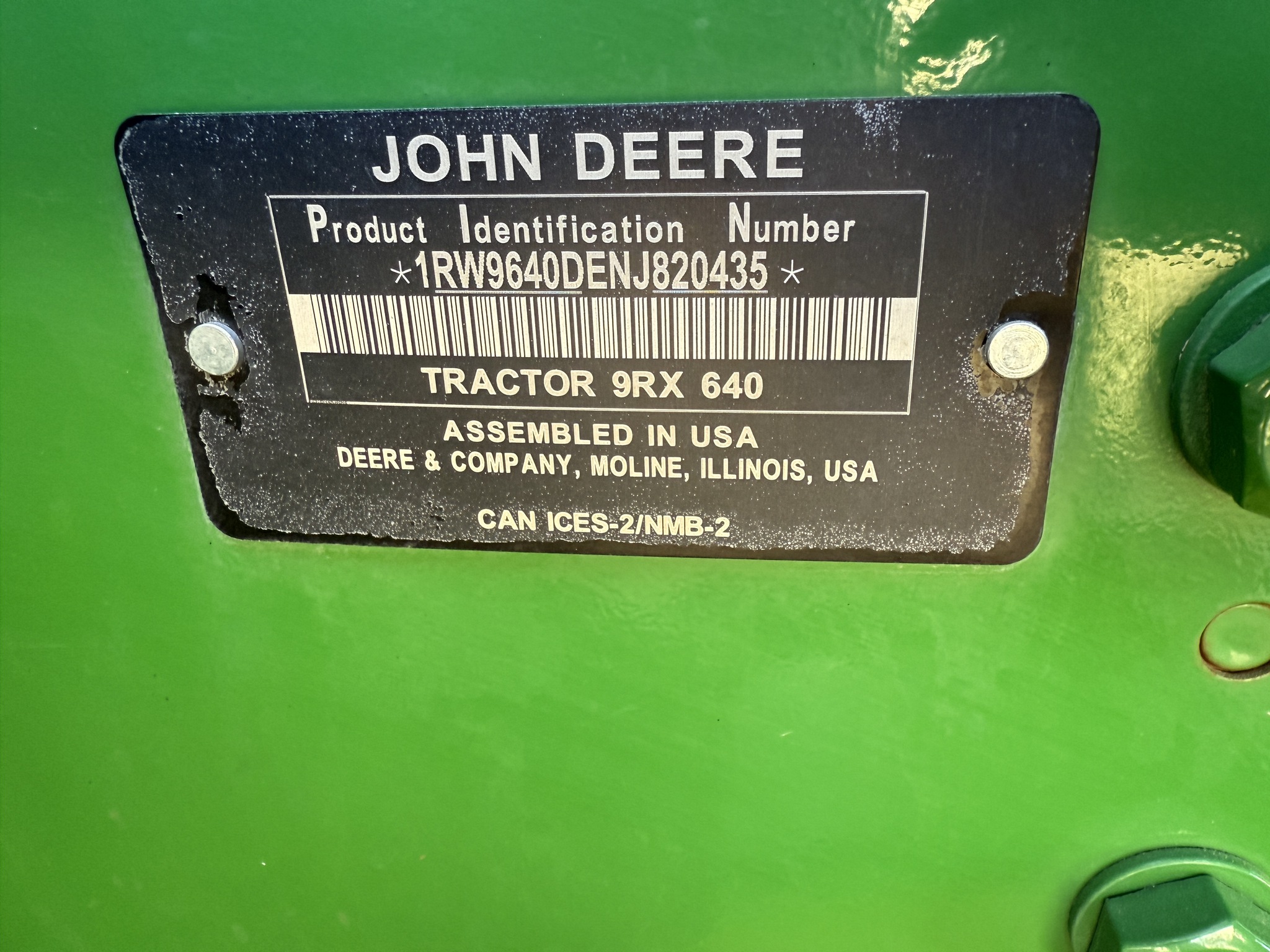 2022 John Deere 9RX 640 Image 15