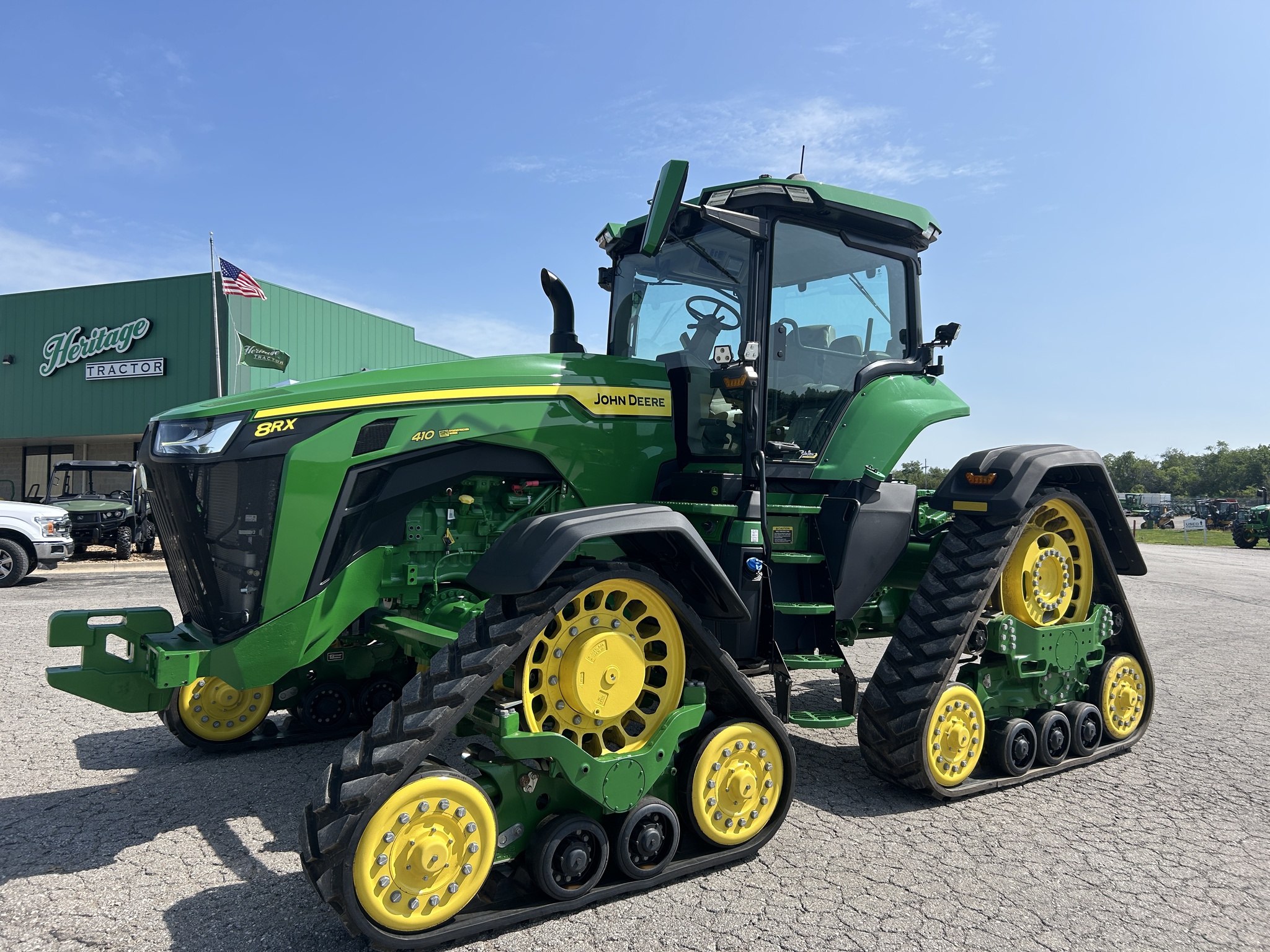  2023 John Deere 8RX 410 at Heritage Tractor in Baldwin City, KS