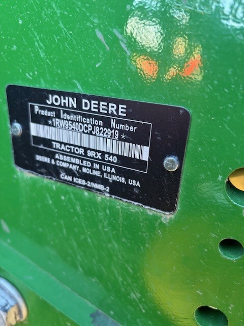 2023 John Deere 9RX 540 Image 10
