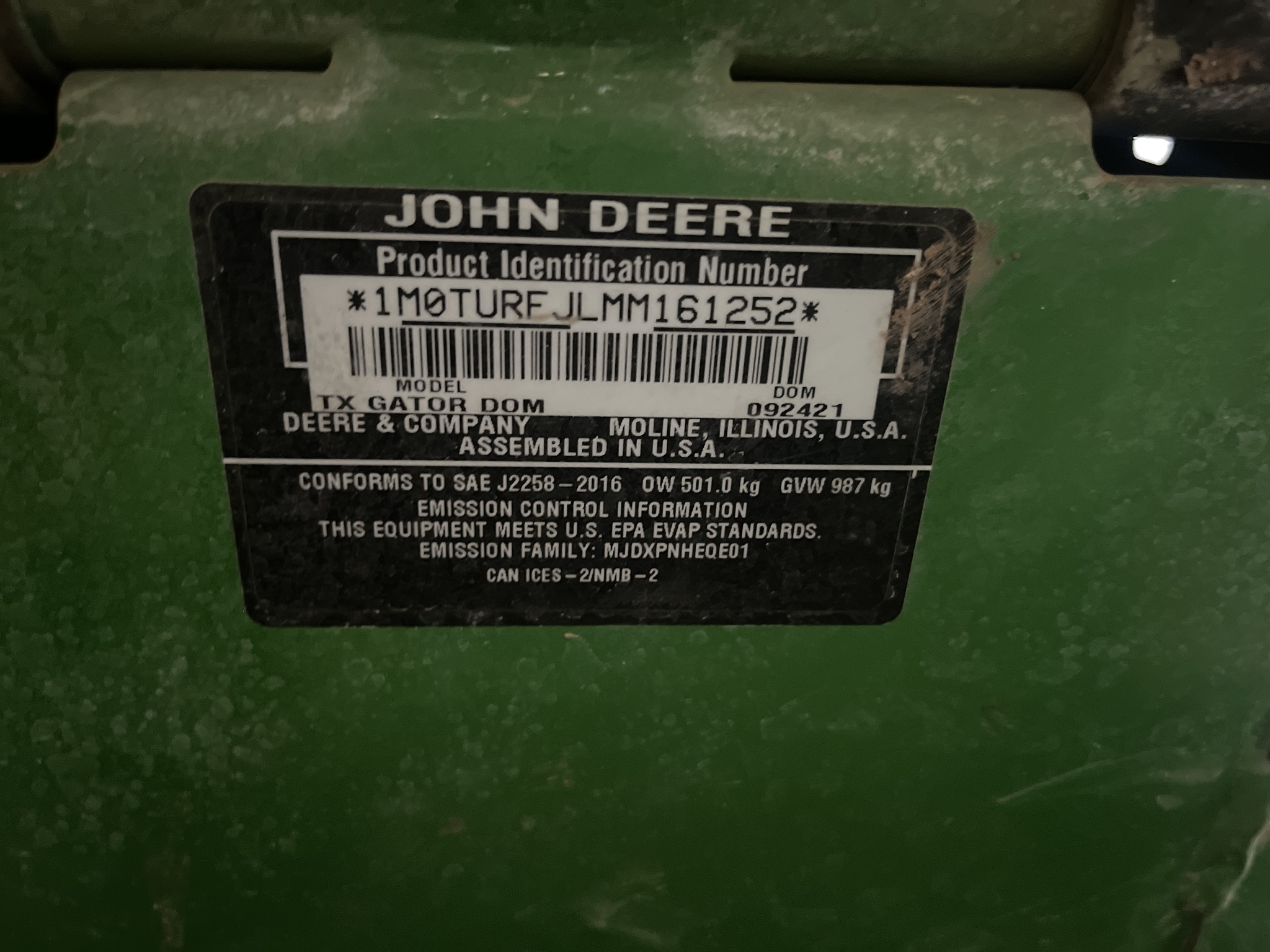 2021 John Deere Tx Turf Image 15