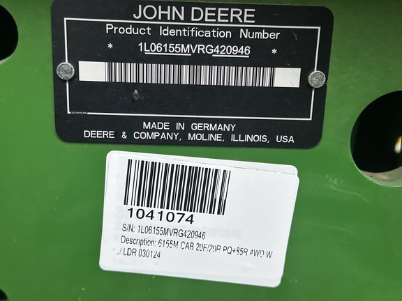 2024 John Deere 6155M