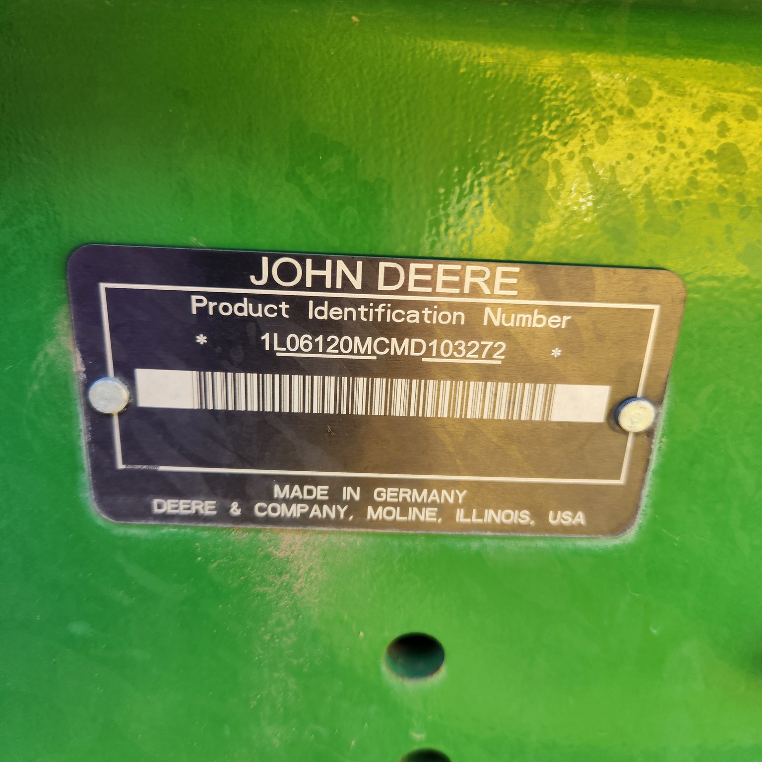 2021 John Deere 6120M Image 13
