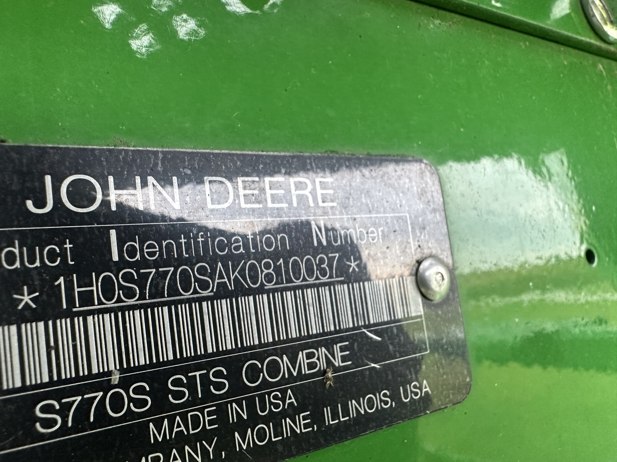 2020 John Deere S770 Image 23
