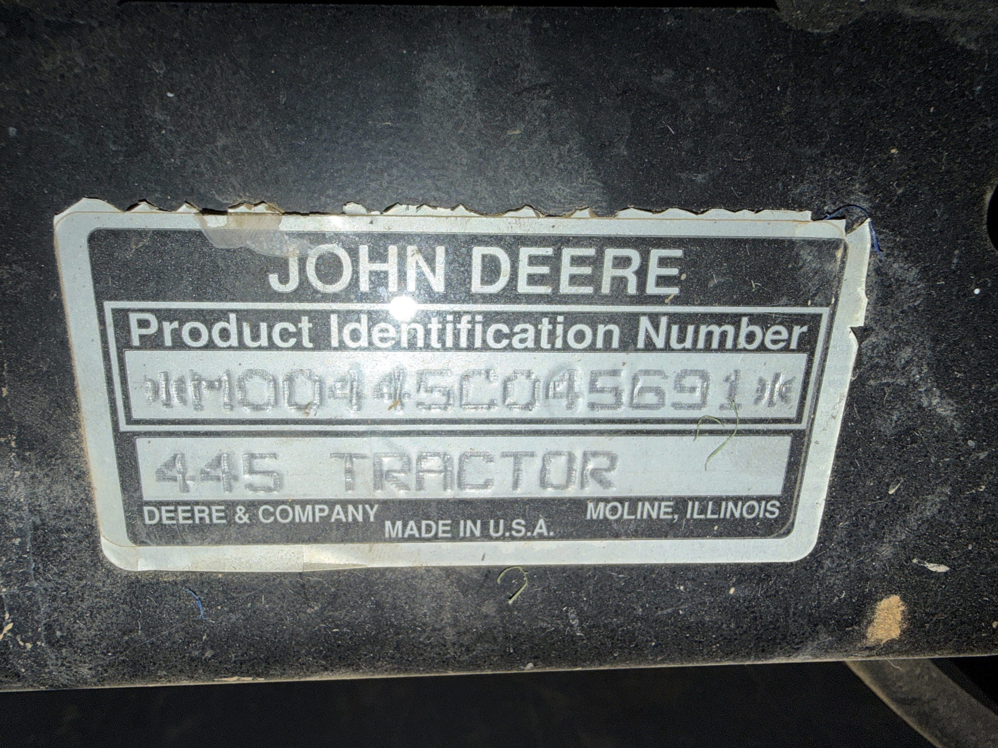 1996 John Deere 445 Image 4