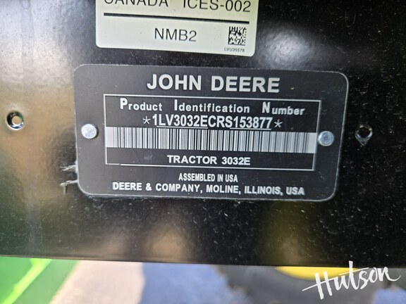 Photo of 2025 John Deere 3032E