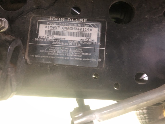 Photo of 2016 John Deere X710