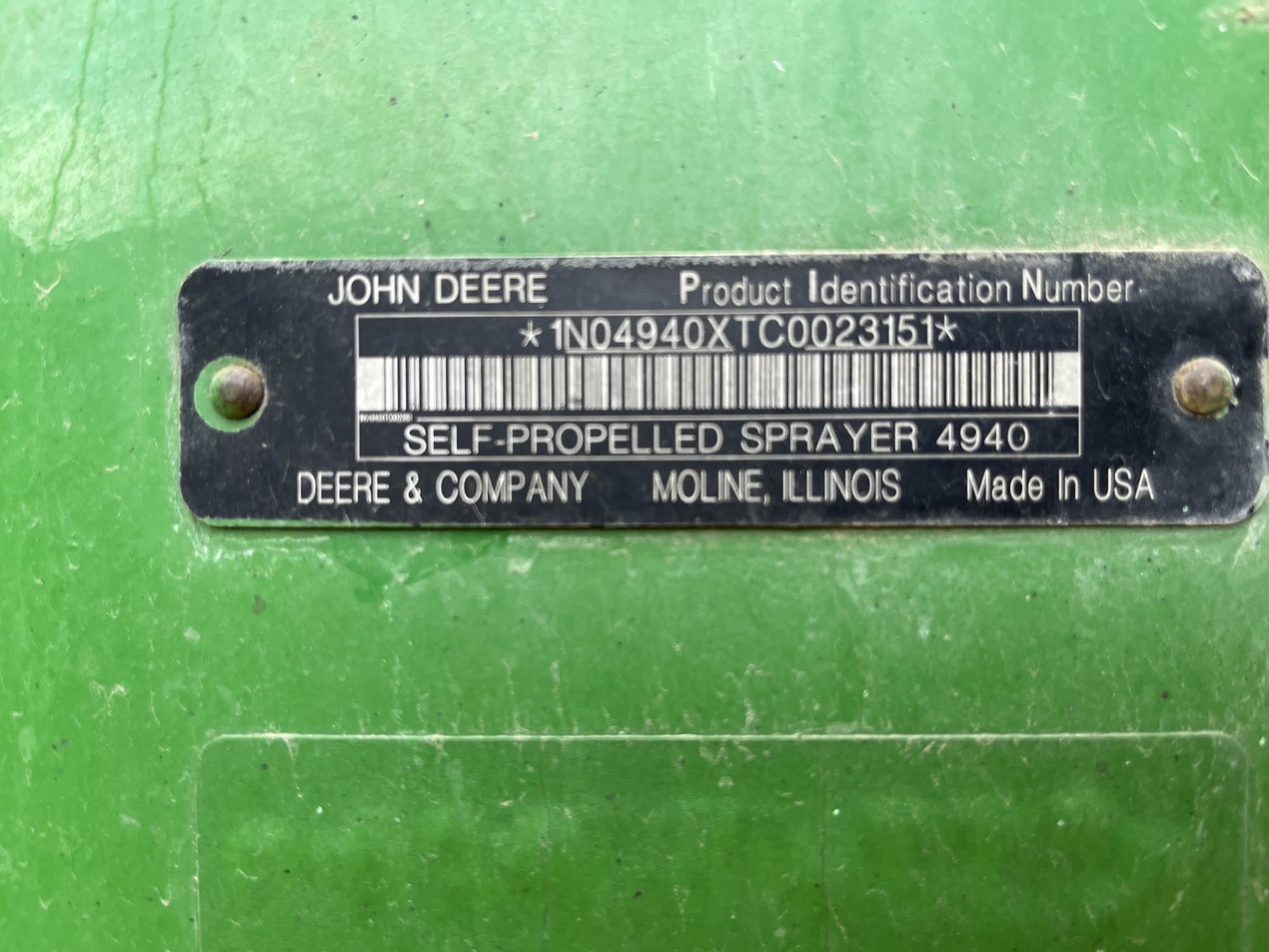  2013 John Deere 4940 at Heritage Tractor in Adrian, MO