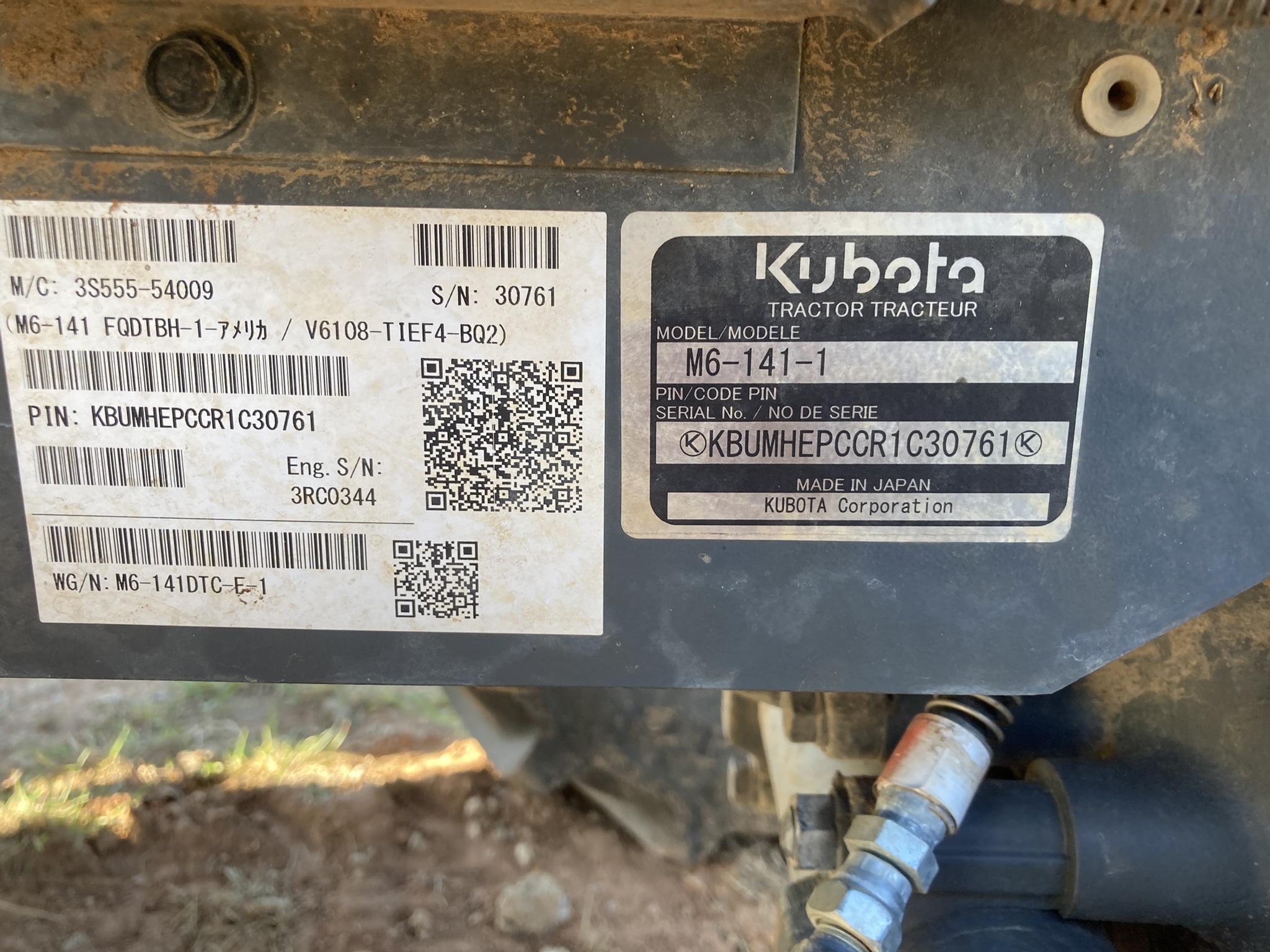 2024 Kubota M6-141 Image 2