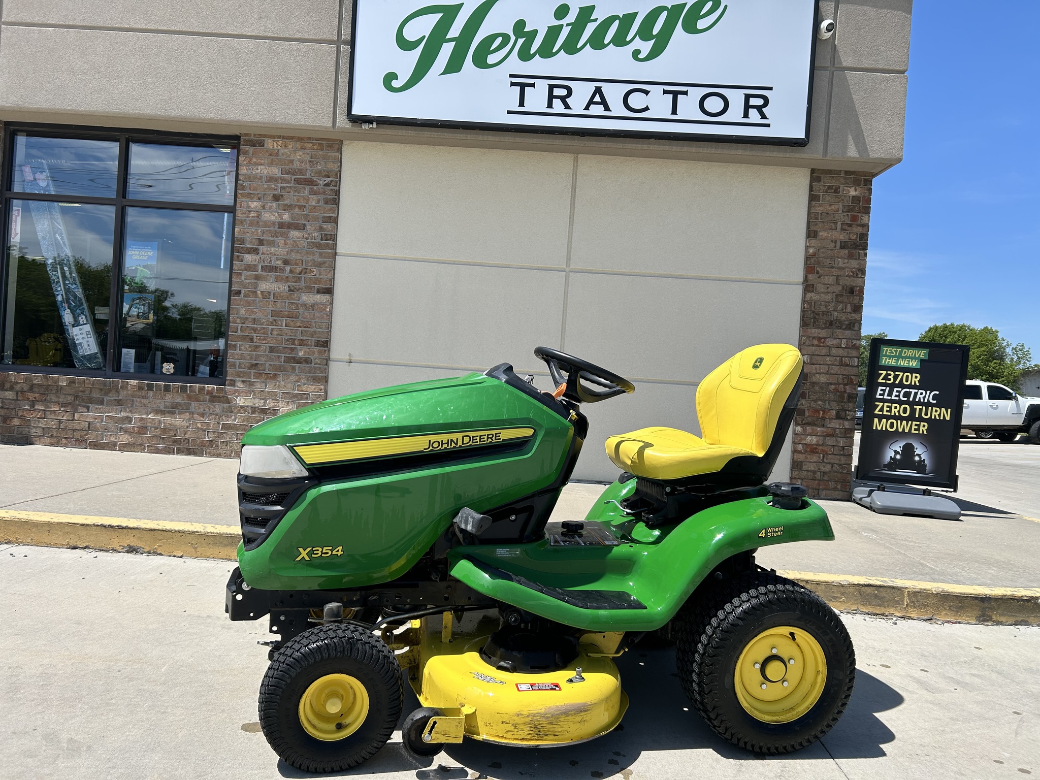  2021 John Deere X354 at Heritage Tractor in Olathe, KS