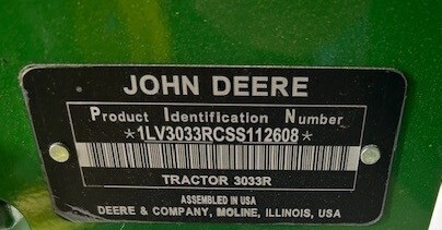 2025 John Deere 3033R-6