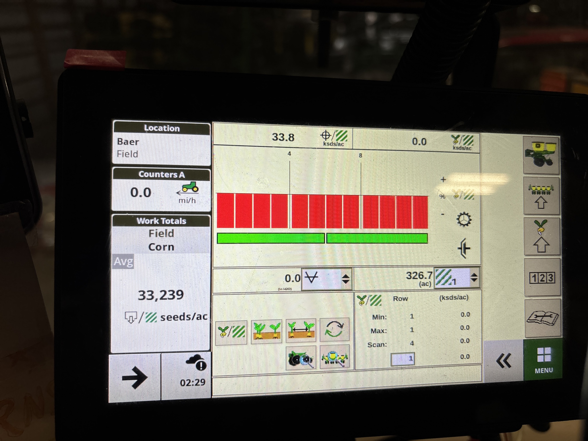 Used 2025 John Deere 1765 Planters: Drawn at Koenig Equipment in Anna, OH - PhotoXL9