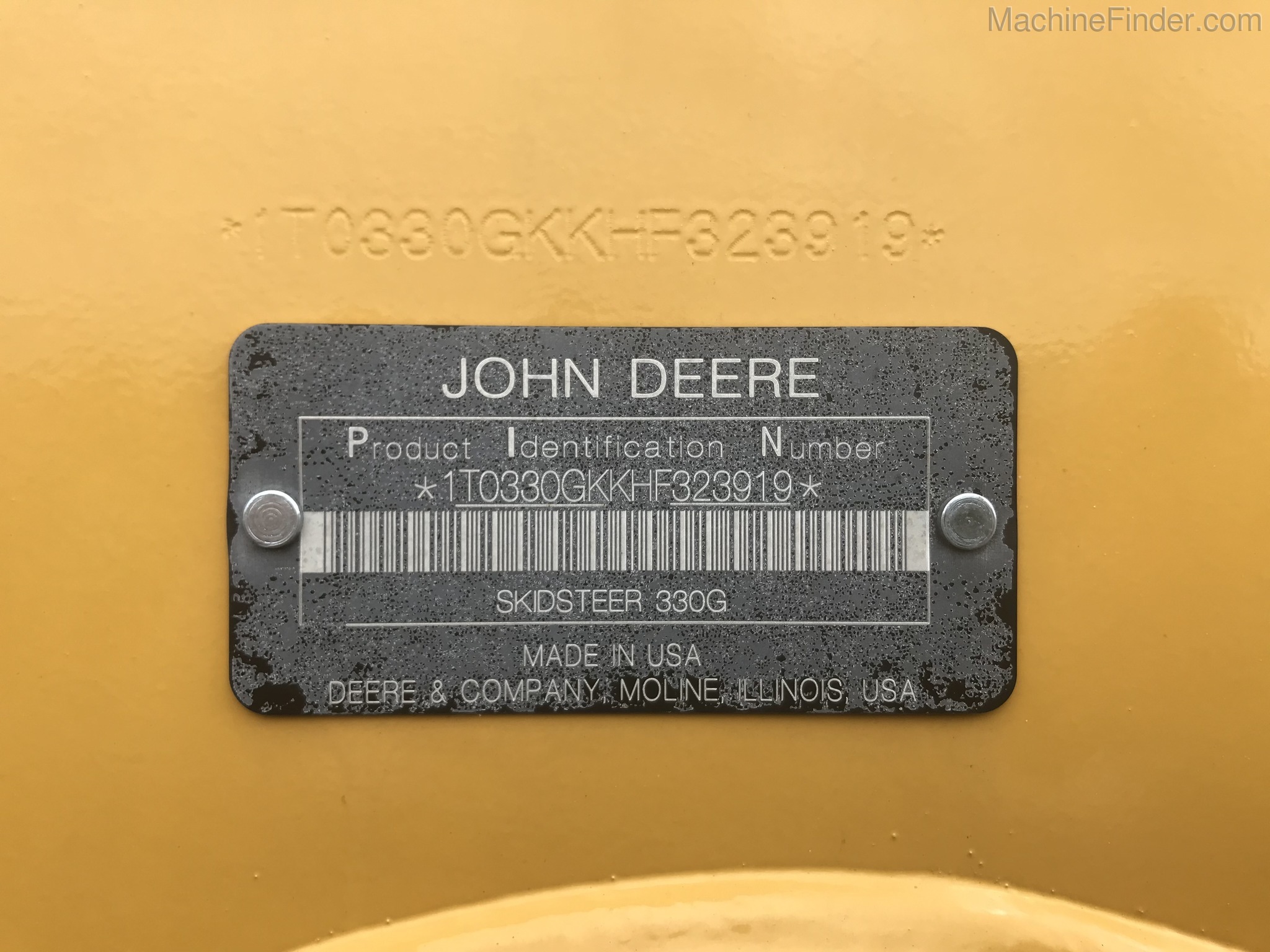 2018 John Deere 330G Image 16