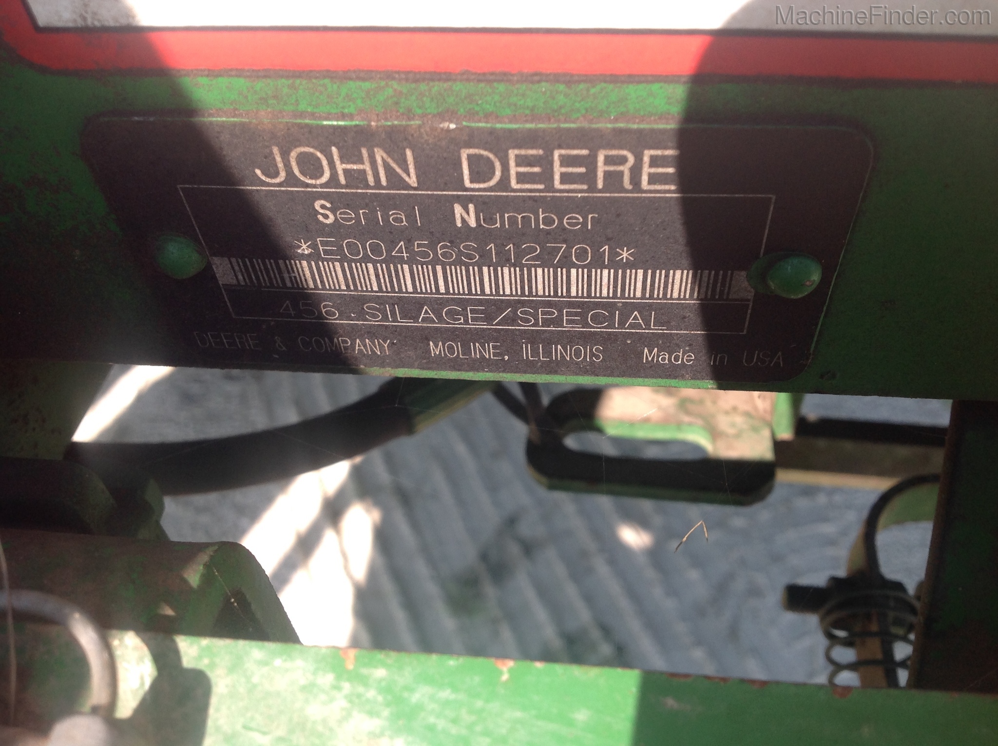 1996 John Deere 456 Silage Special Image 2