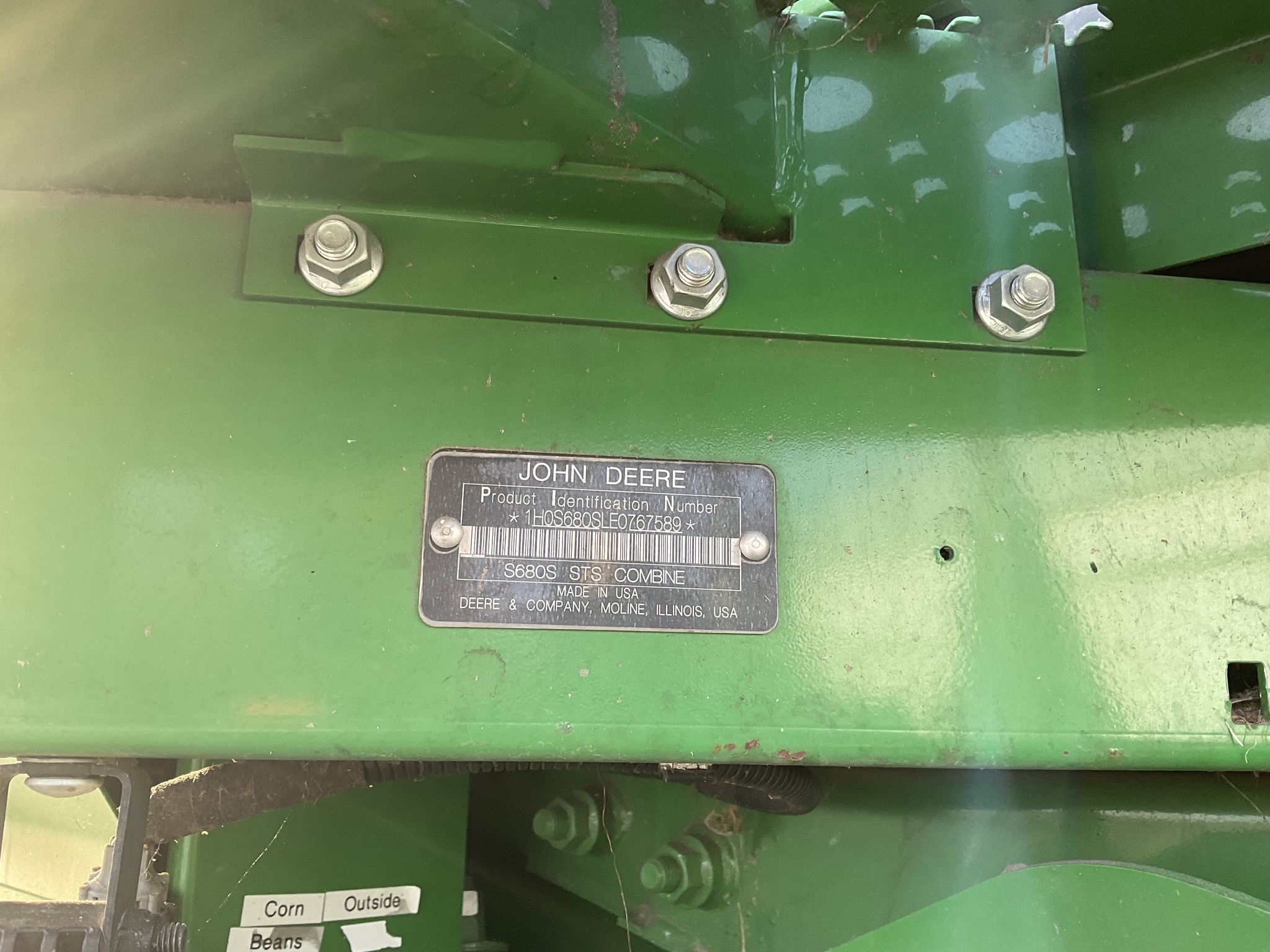2014 John Deere S680 Image 8