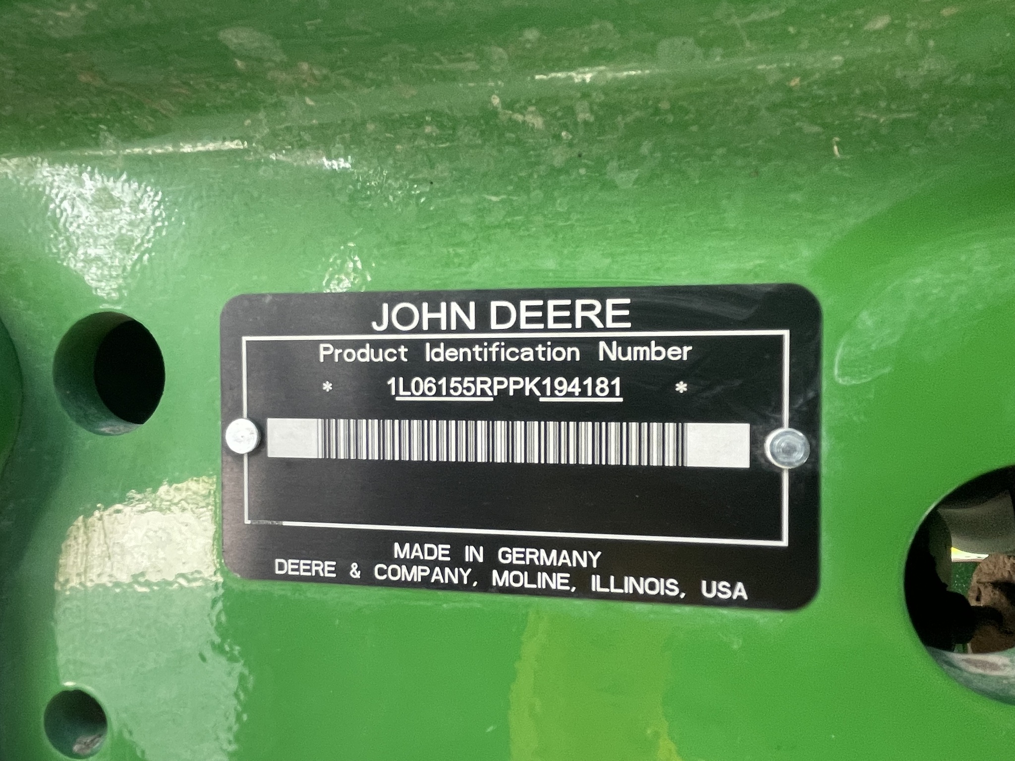  2023 John Deere 6R 155 at Heritage Tractor in Lockwood, MO