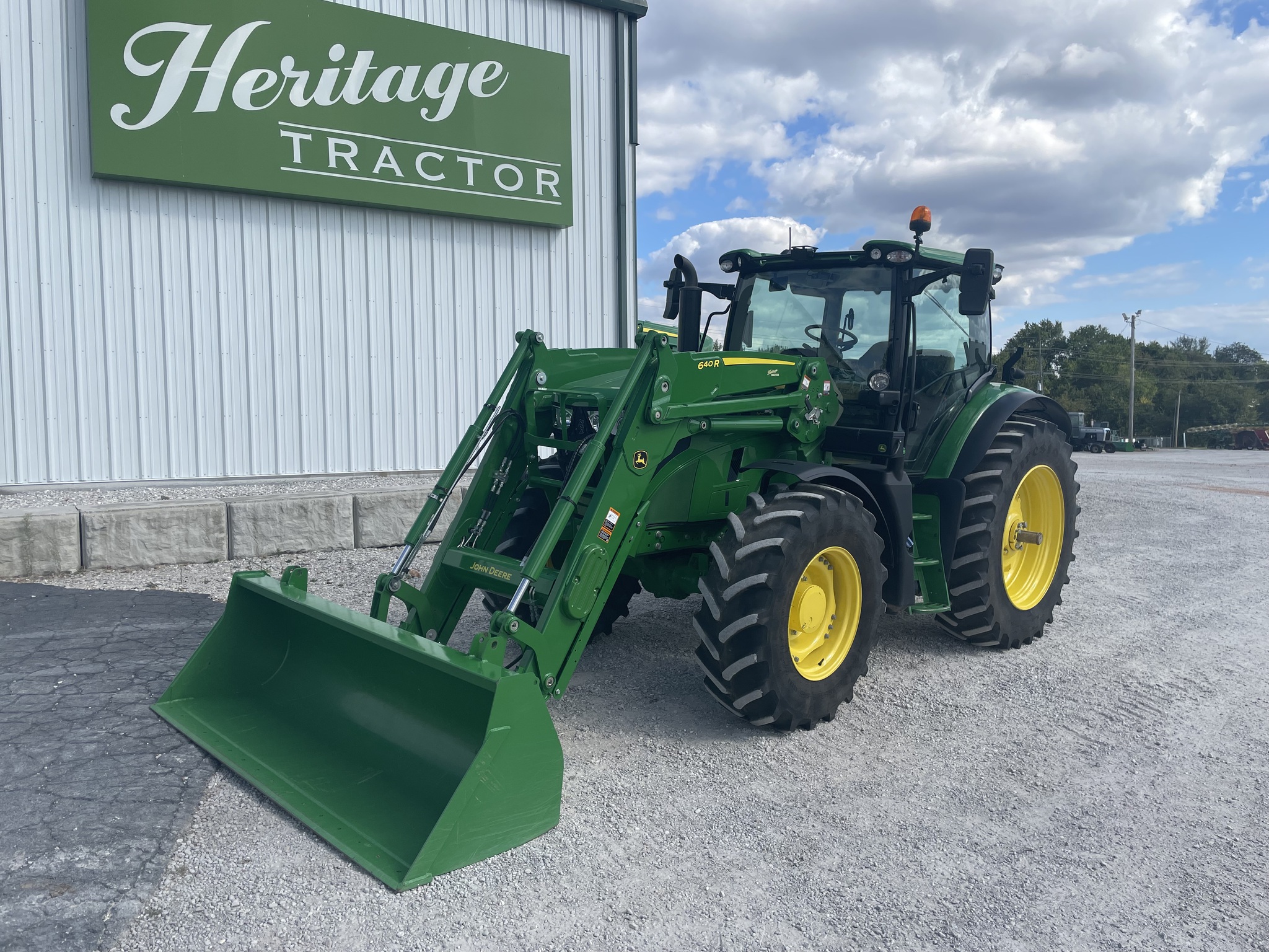  2023 John Deere 6R 155 at Heritage Tractor in Lockwood, MO