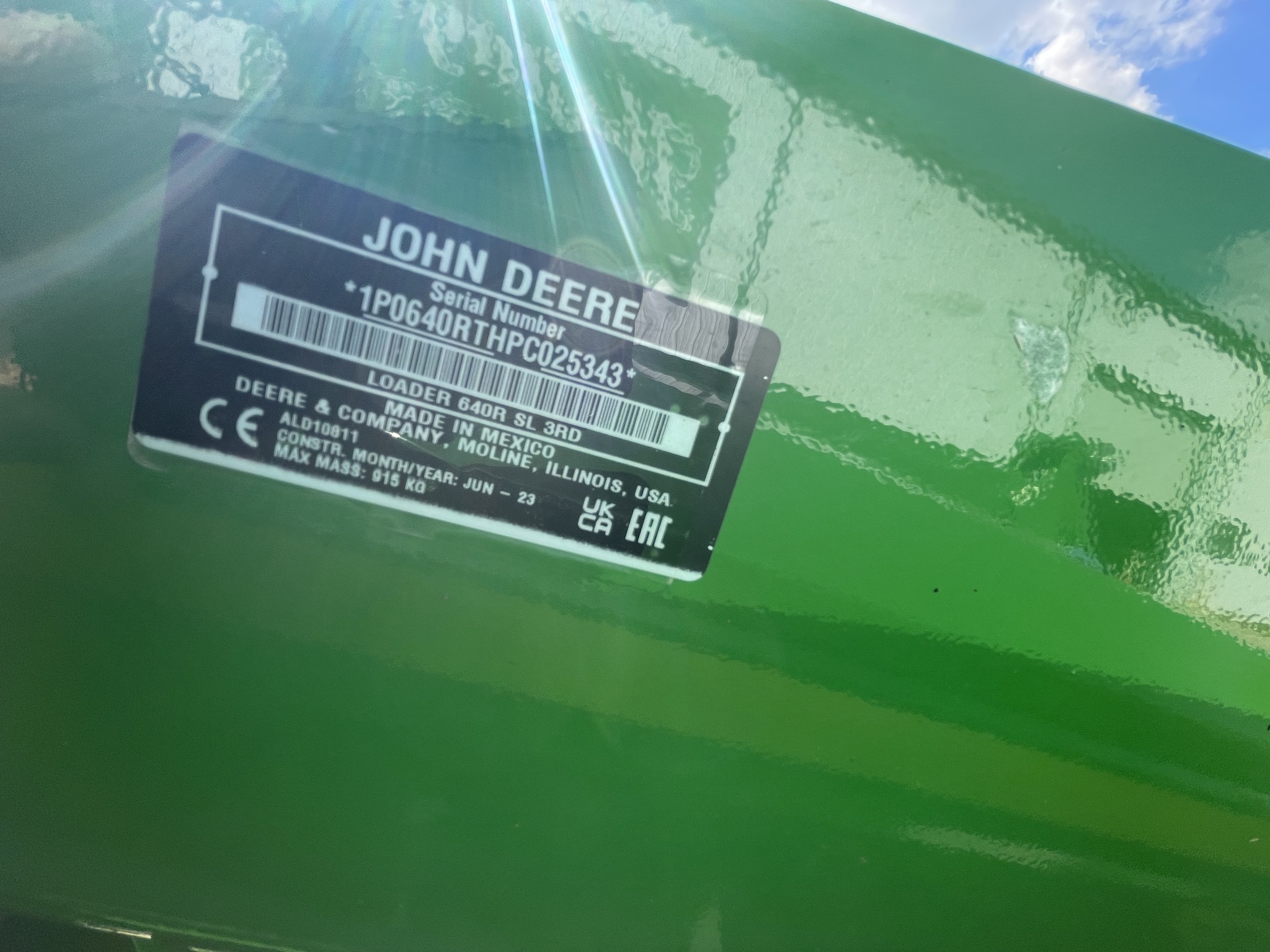  2023 John Deere 6R 155 at Heritage Tractor in Lockwood, MO