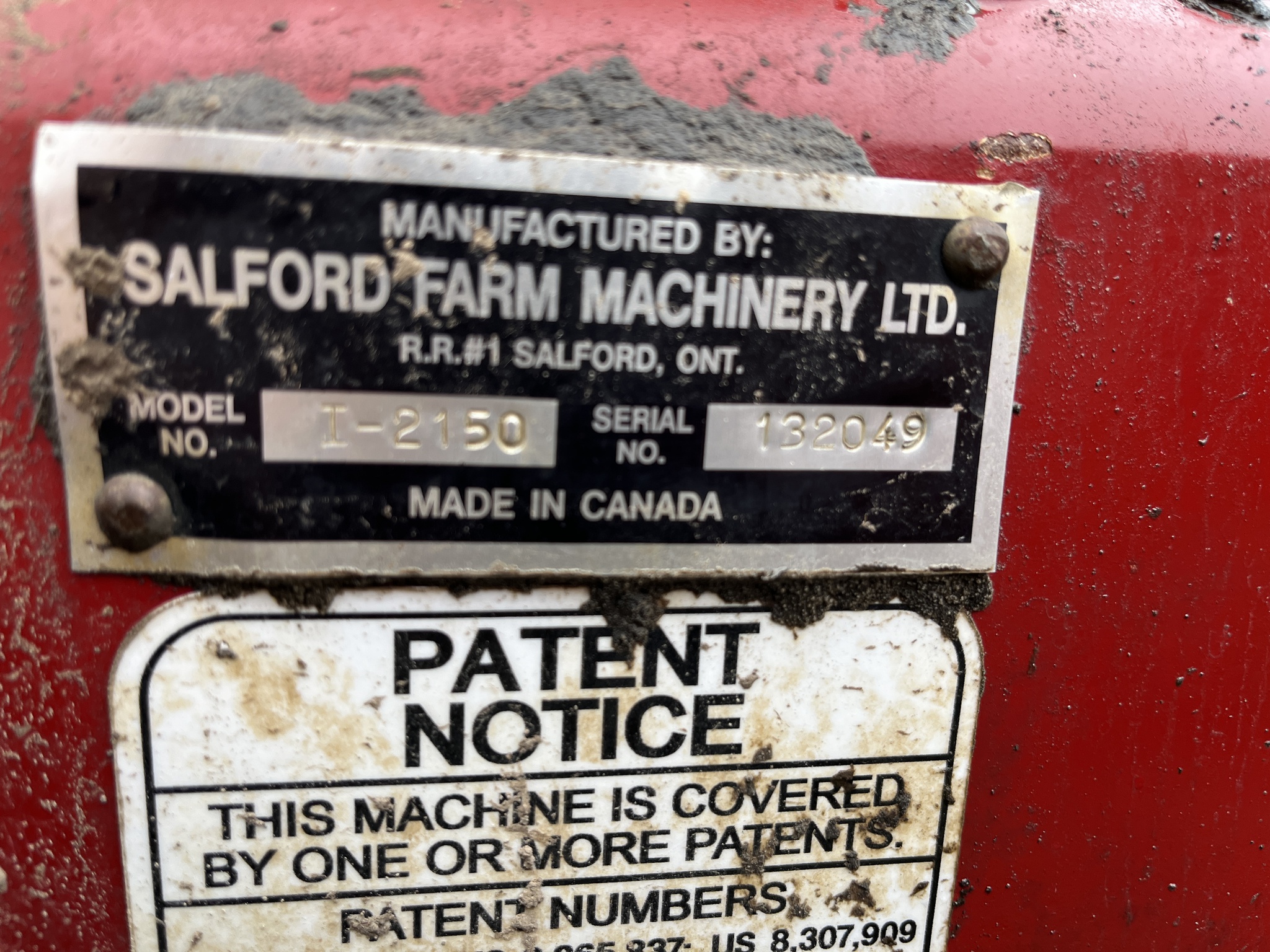  2013 Salford I-2150 at Heritage Tractor in Adrian, MO