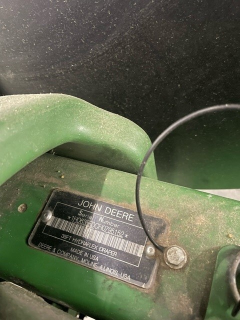 2017 John Deere 635FD Image 9