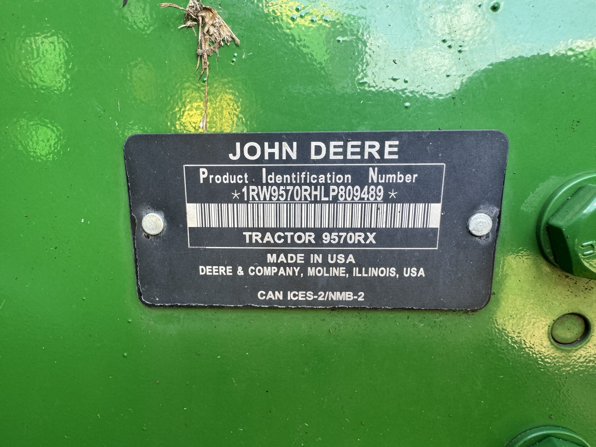  2020 John Deere 9570RX at Heritage Tractor in Monmouth, IL