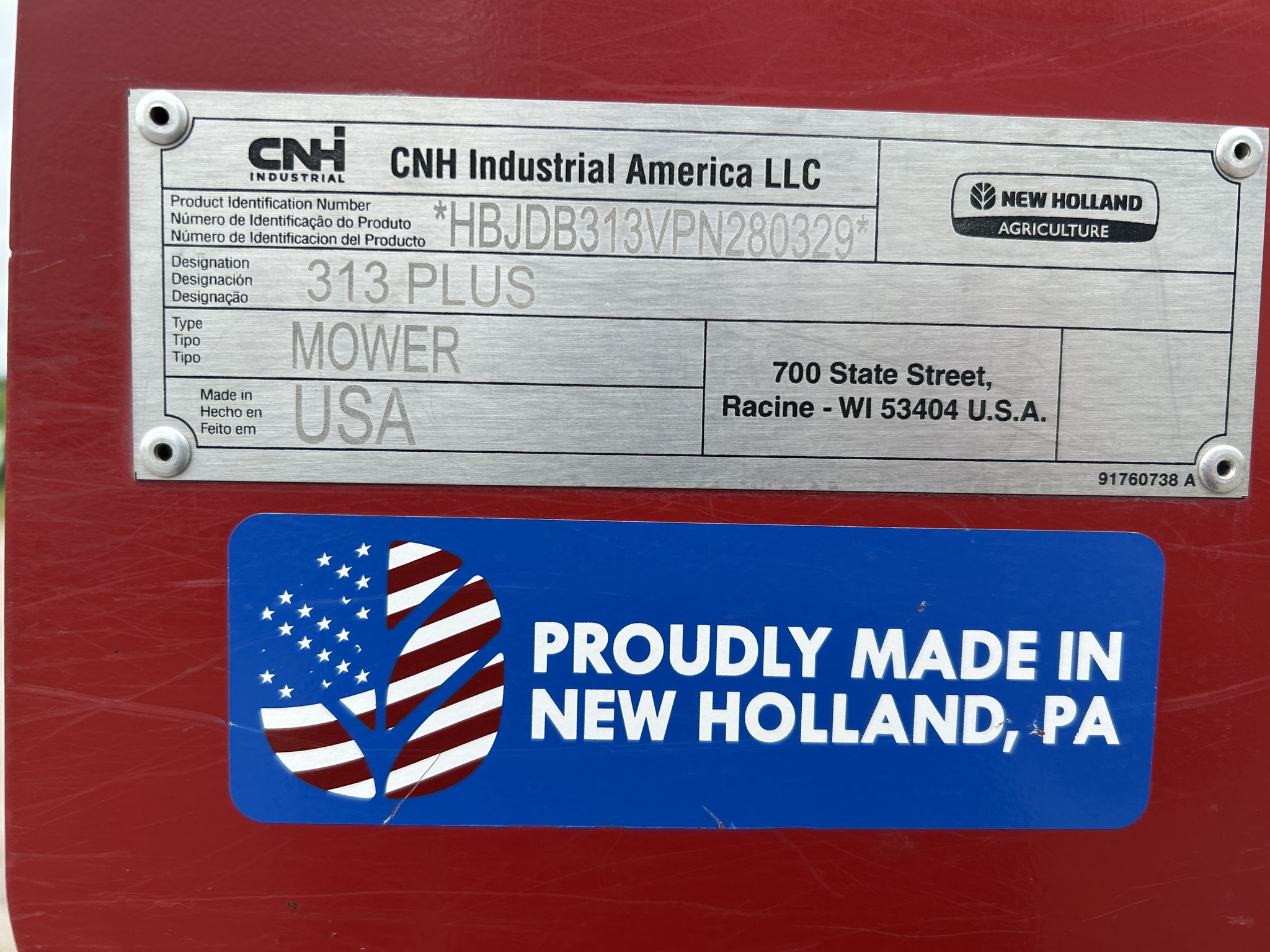  2023 New Holland 313 at Heritage Tractor in Joplin, MO