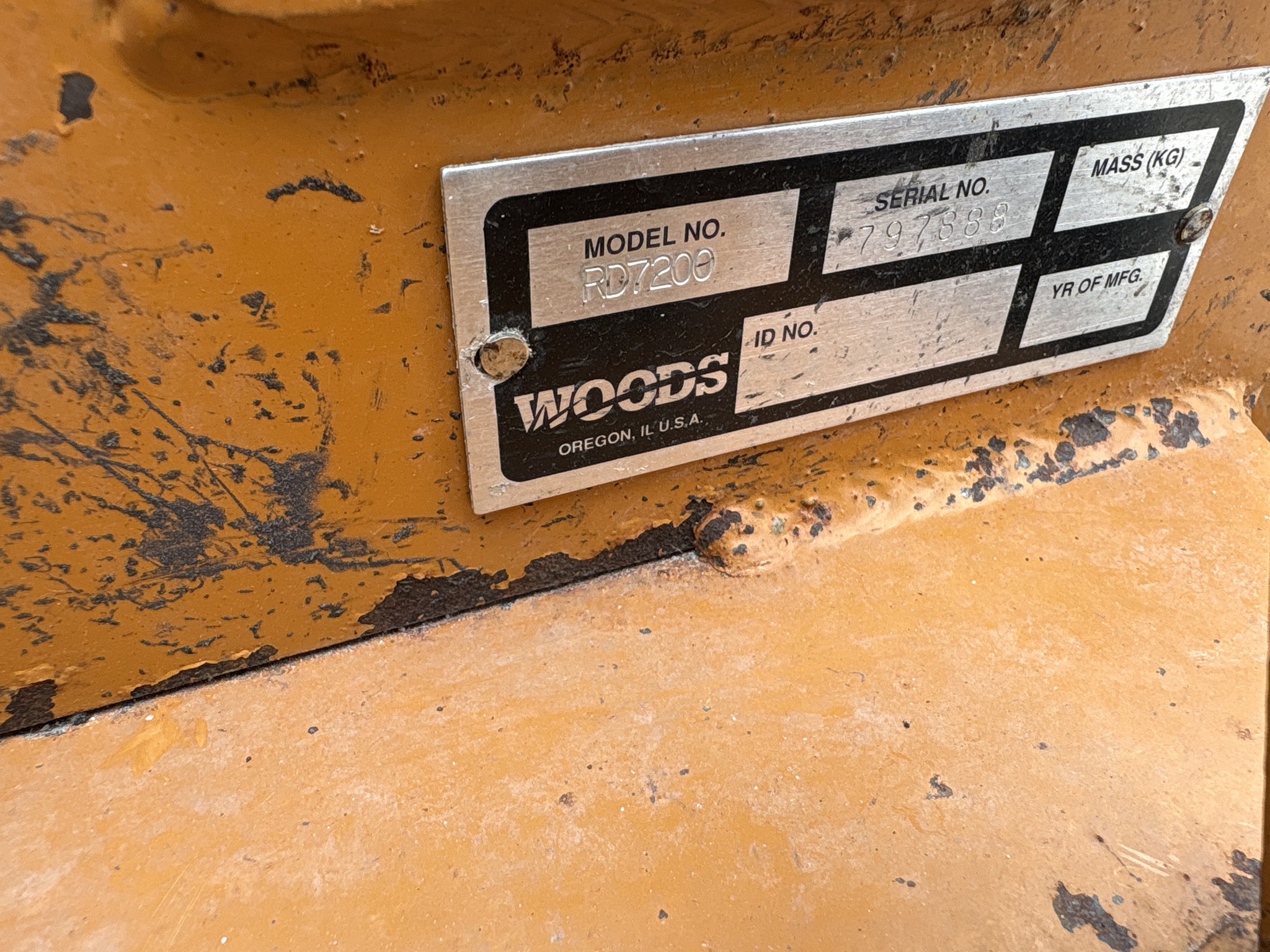 2001 Woods RD7200 at Heritage Tractor in Geneseo, IL
