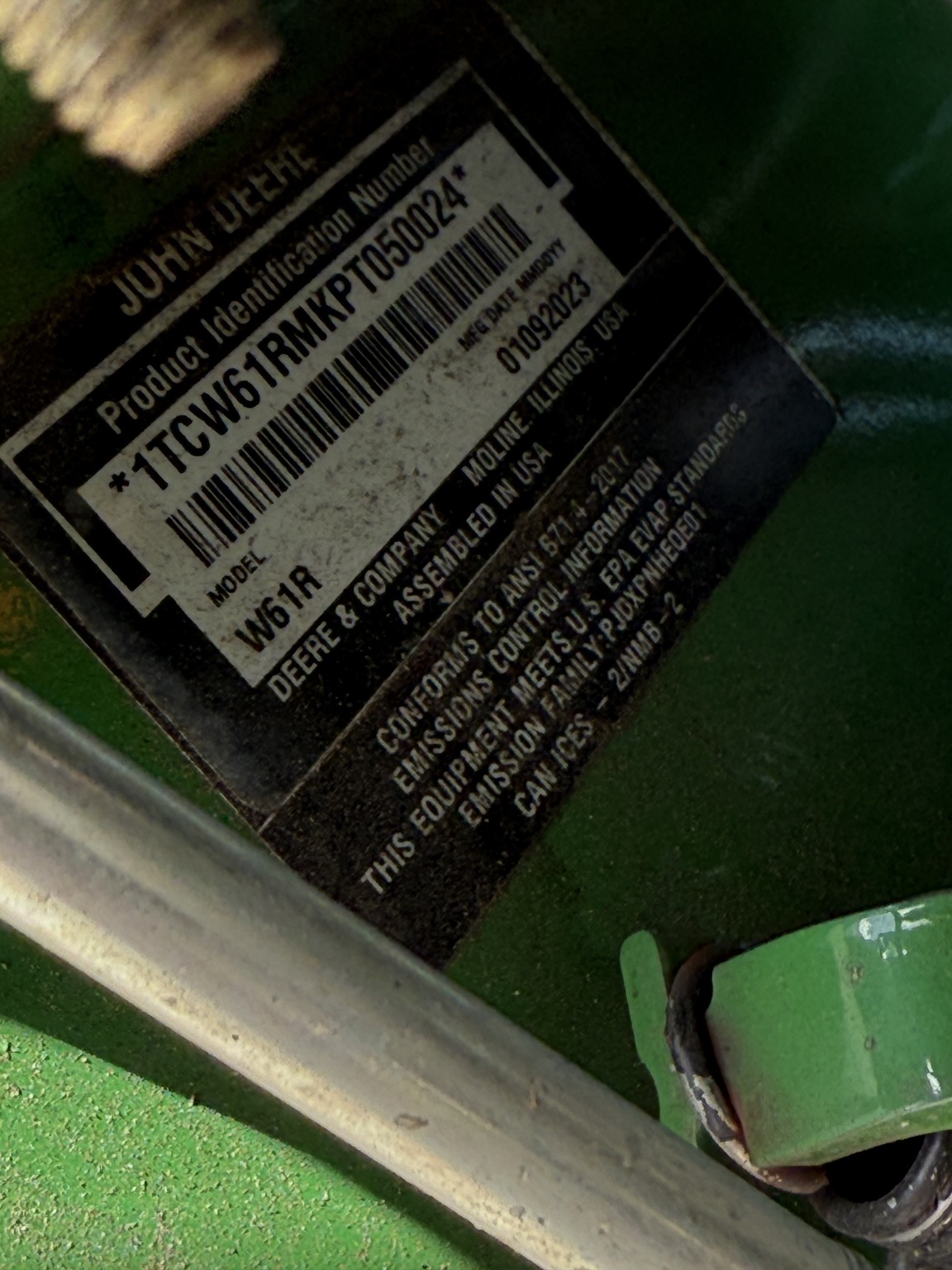 2023 John Deere W61R Image 6