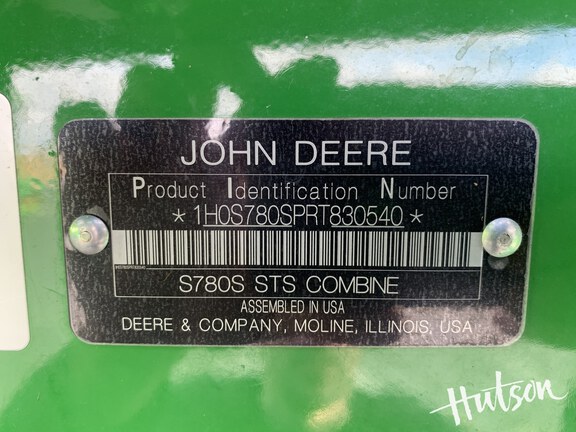 Photo of 2024 John Deere S780