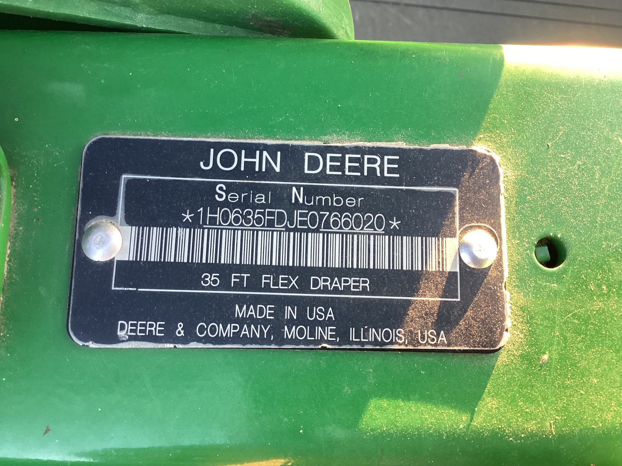 2014 John Deere 635FD Image 18