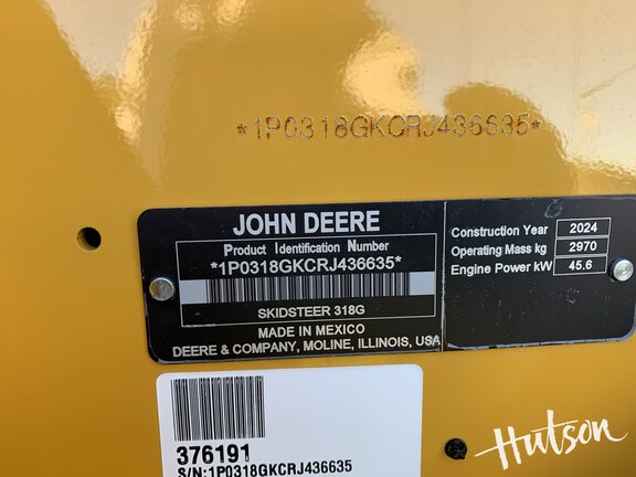 Photo of 2024 John Deere 318G