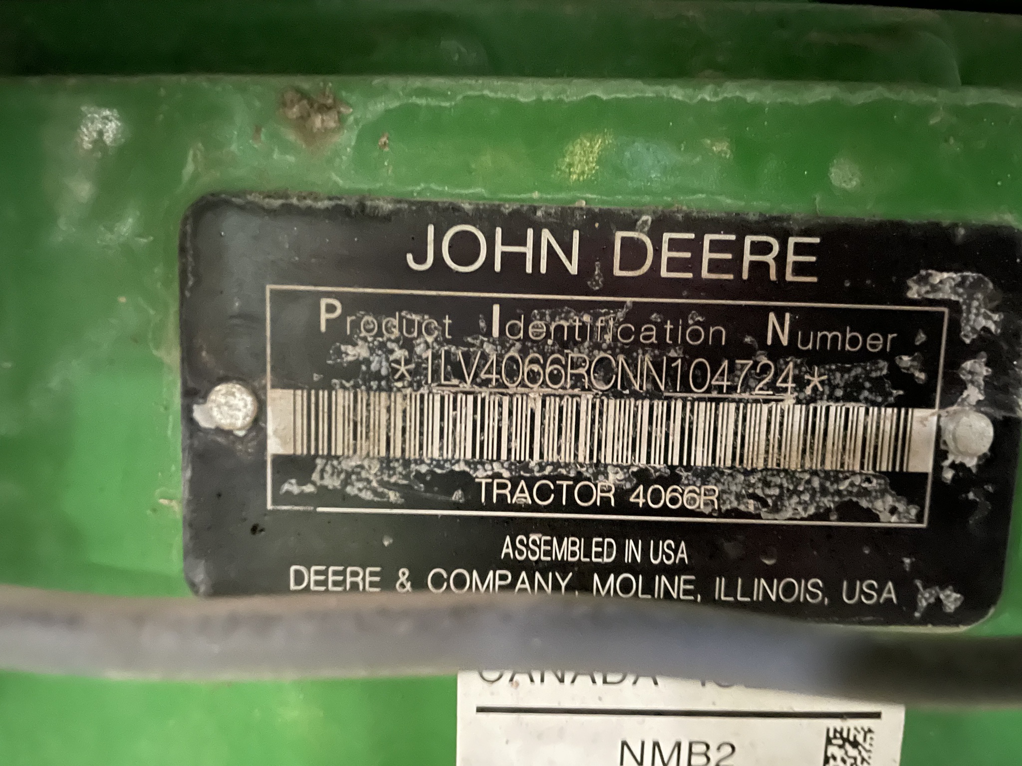  2022 John Deere 4066R at Heritage Tractor in Geneseo, IL