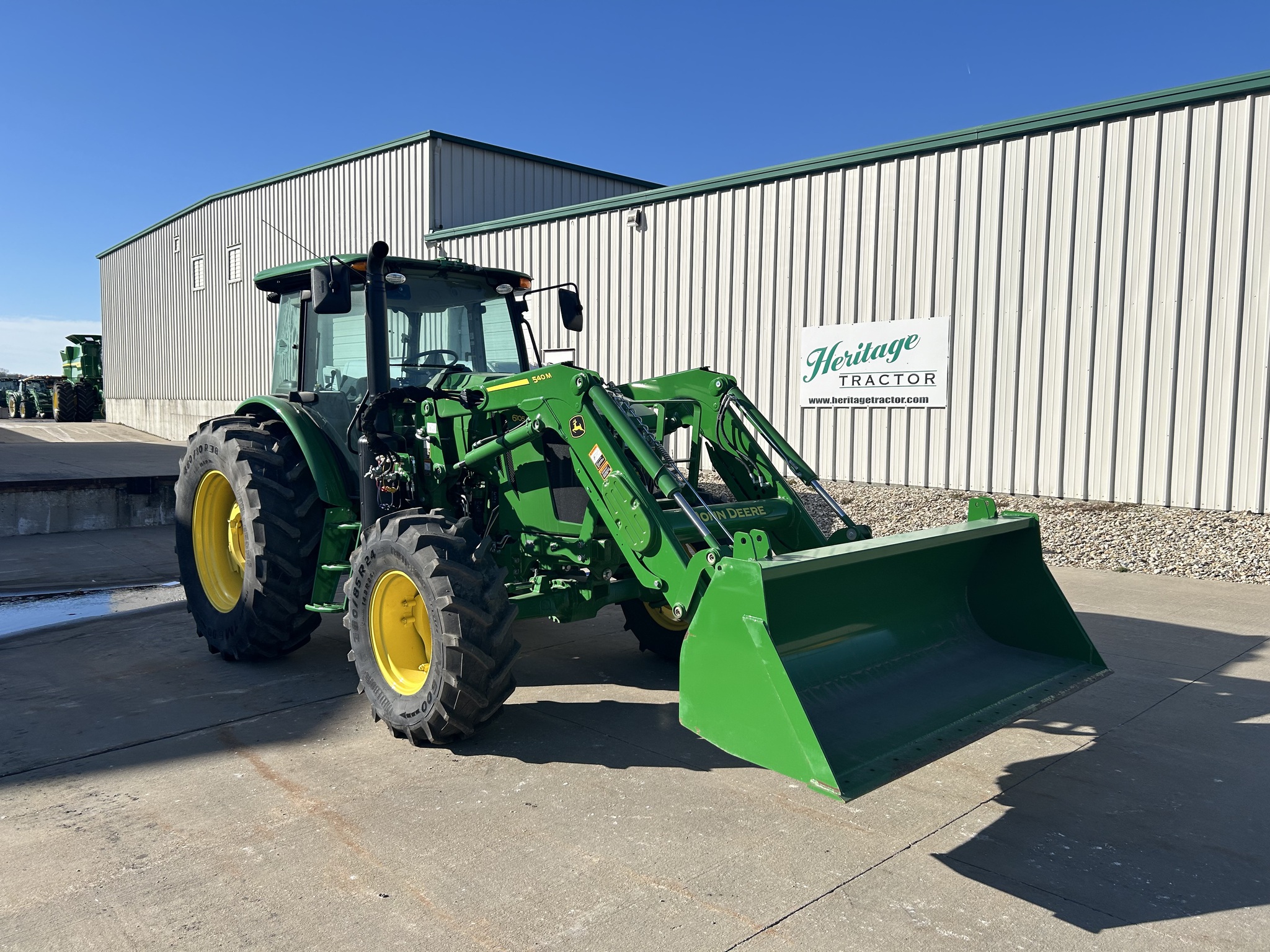  2023 John Deere 6105E at Heritage Tractor in Topeka, KS