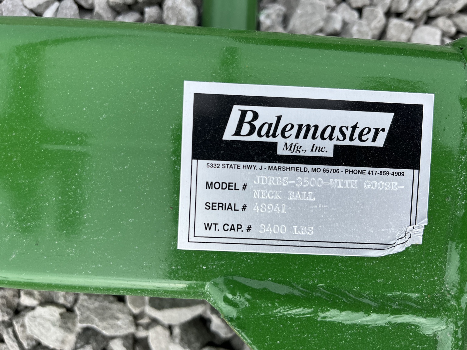  2026 BaleMaster JDRBS-3500 at Heritage Tractor in Nevada, MO