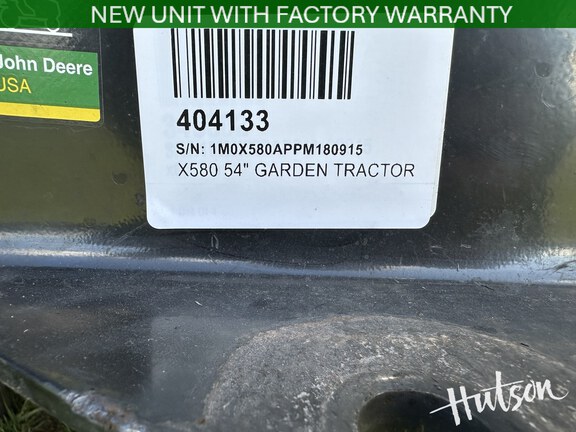 Photo of 2023 John Deere X580