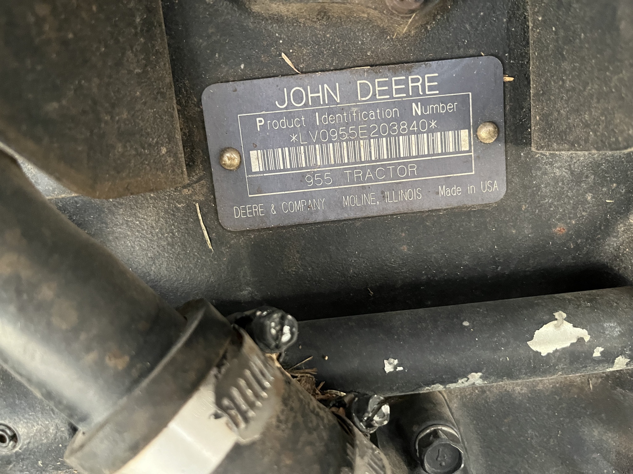 1997 John Deere 955 Image 2