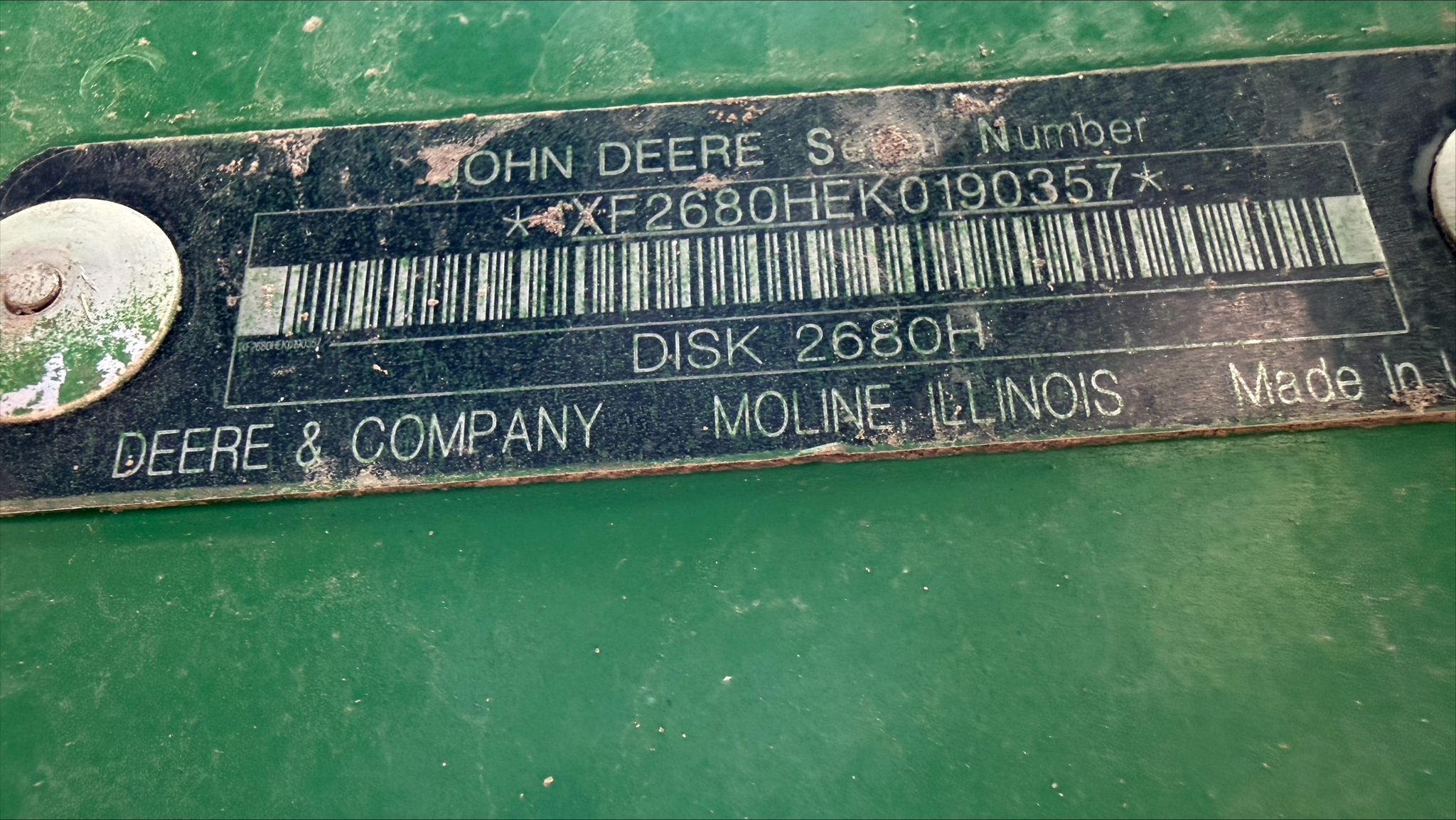 2020 John Deere 2680H Image 2