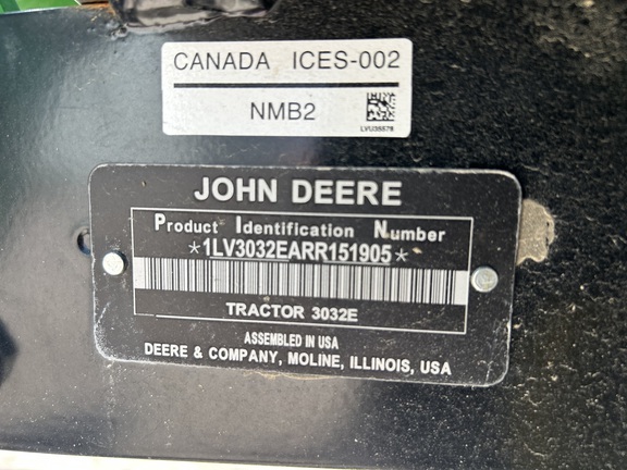 2024 John Deere 3032E (9th thumbnail)