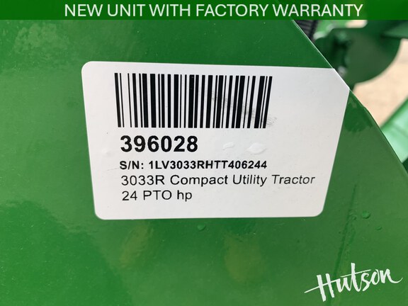 Photo of 2026 John Deere 3033R