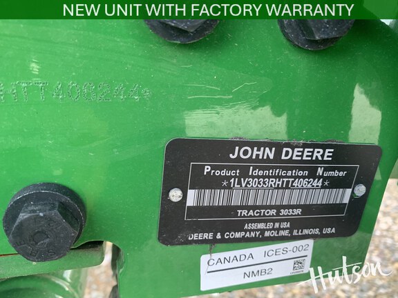 Photo of 2026 John Deere 3033R