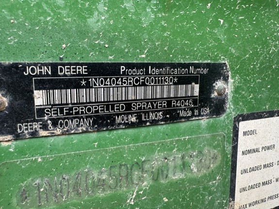 2016 John-Deere R4045