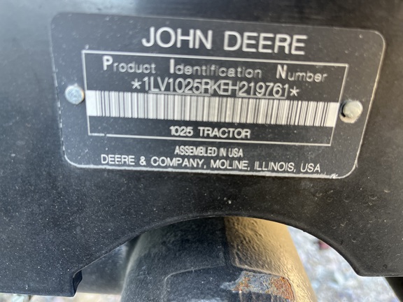 2014 John Deere 1025R (15th thumbnail)