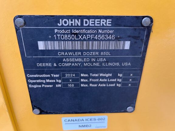 2023 John Deere 850L