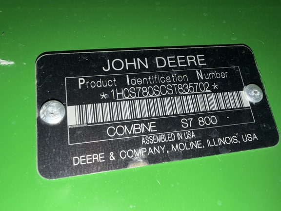 2025 John Deere S7 800 - Photo14