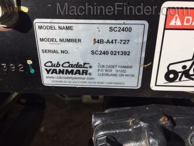 2011 Cub Cadet SC2400 Image 17