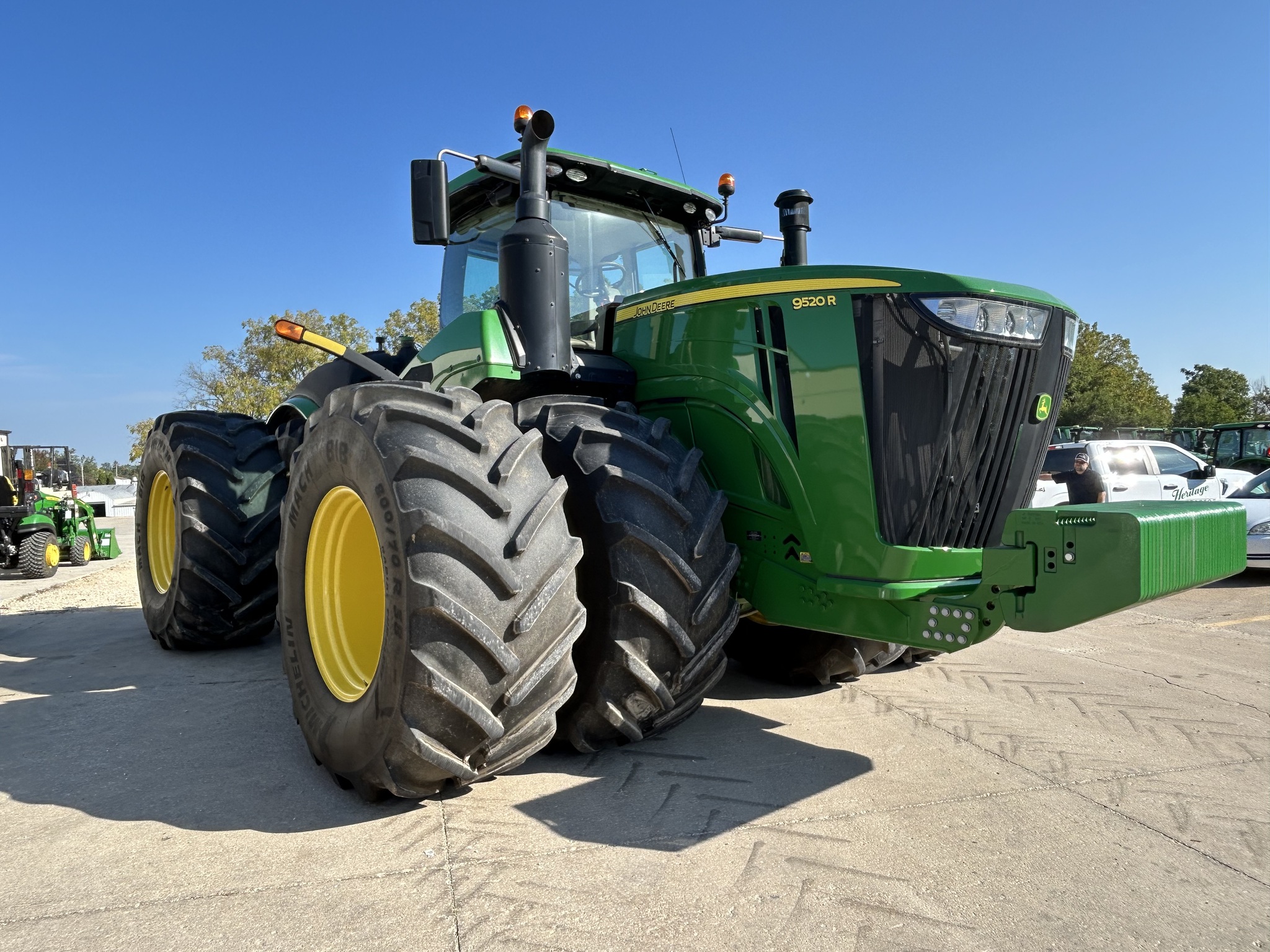  2021 John Deere 9520R at Heritage Tractor in Freeport, IL