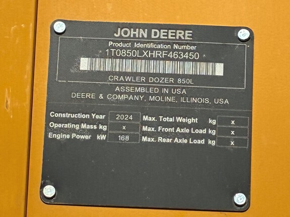 2024 John Deere 850L